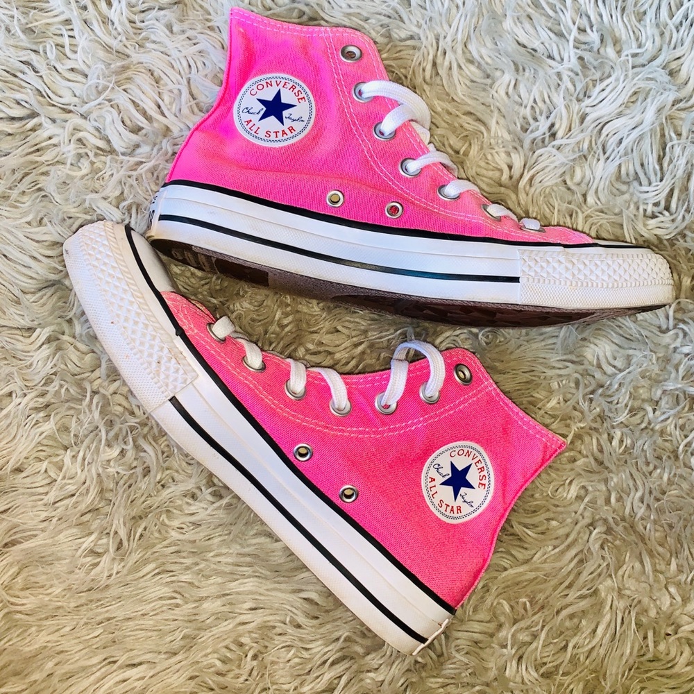 Hot Pink Chuck Taylor All Star High Tops